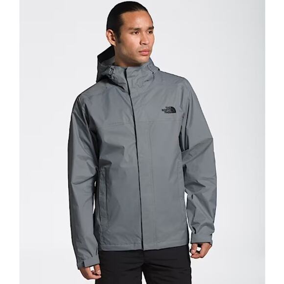 The North Face Mens Venture 2 Jacket Size XL Gray Hooded Waterproof Packable NEW - Picture 1 of 10